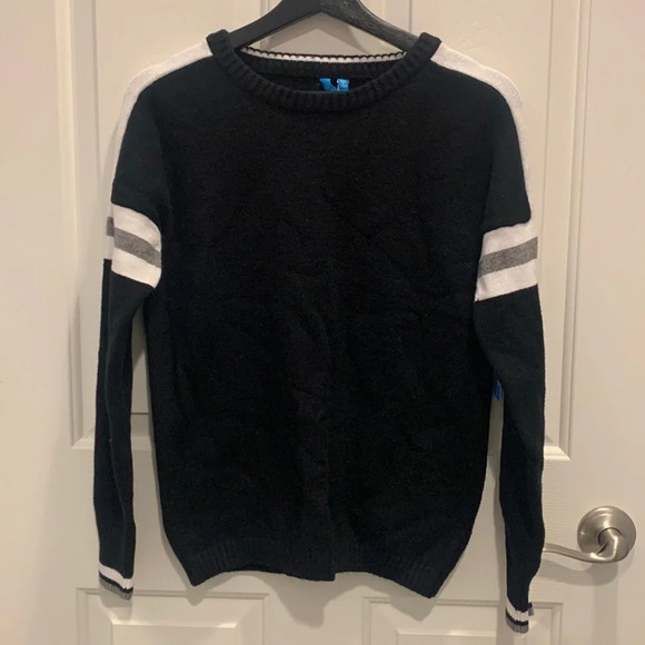 GG blue Risa Sweater Pullover Black Sweater Small NWT - Picture 1 of 7